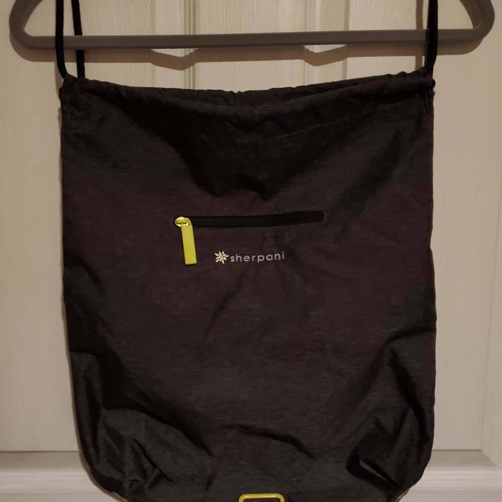 Two Sherpani drawstring bags